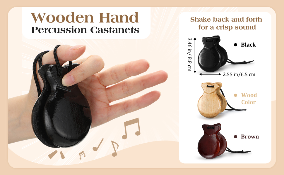 Libima 4 Pcs Spanish with String Traditional