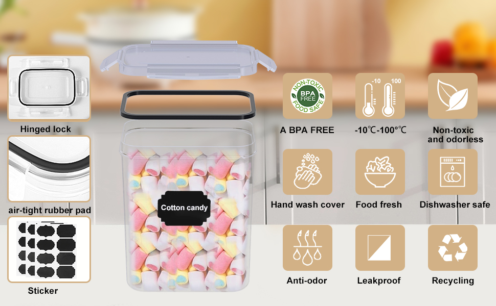 Airtight Food Storage Containers & Kitchen Storage Container