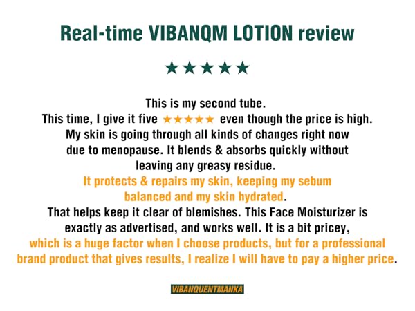 Amazon.com: VQM VIBANQUENTMANKA Lotion – Korean Moisturizer for