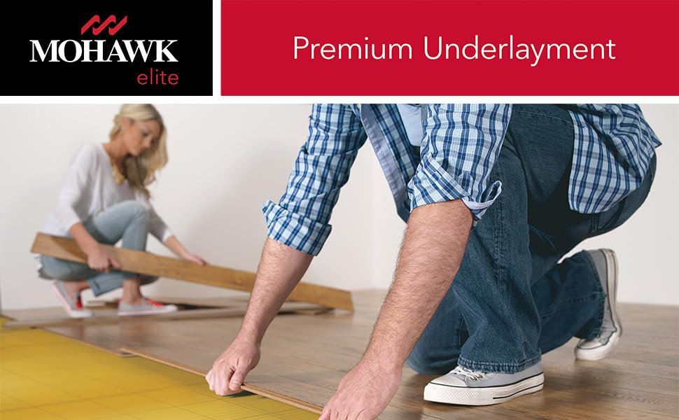 Mohawk Elite 100sqft Premium Flooring Underlayment, 3mm Thickness with