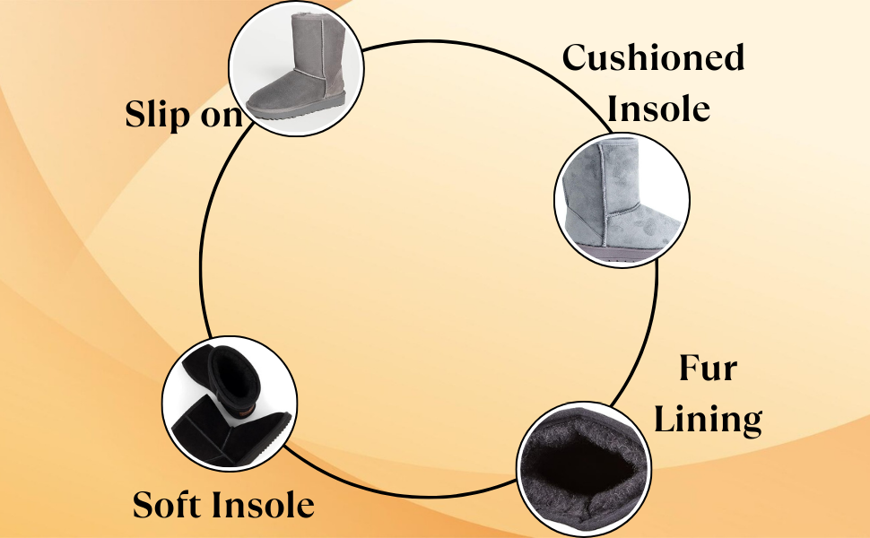 stylish cold weather cozy fur lined comfortable durable waterproof