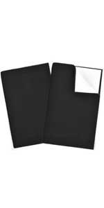 Black Jewelry Polishing Cleaning Cloth Large 10in x 12in