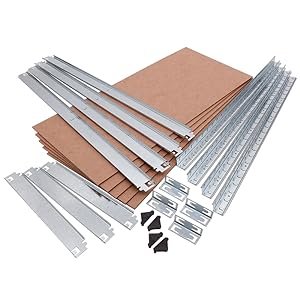 Estantería Metálica de T-LoVendo, Acero Galvanizado, 5 Baldas, trastero, garaje, vista general.