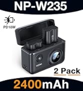 Fujifilm NP-w126S バッテリーllano チャージャ　X100Ⅵ Llano 2-Pack NP-W126S Batteries with 18W Fast Charger for