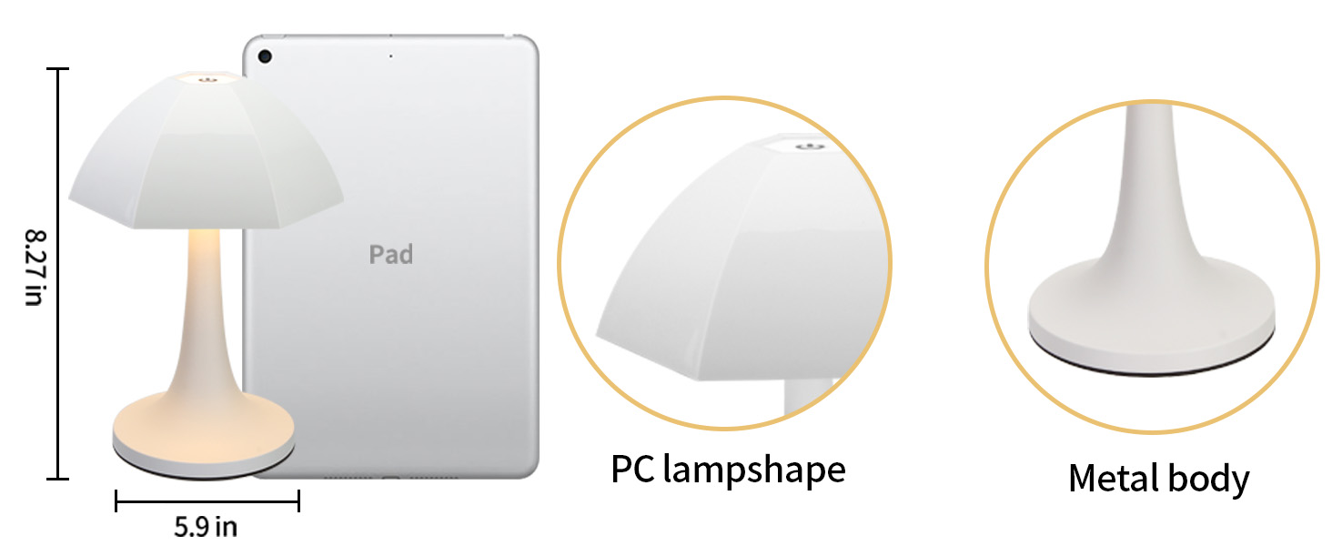 table lamp dimenison