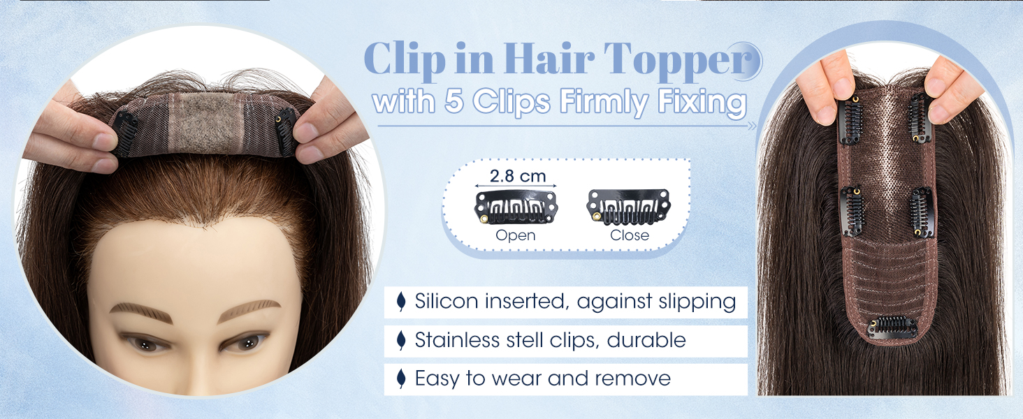 Real Human Hair Pieces for Women