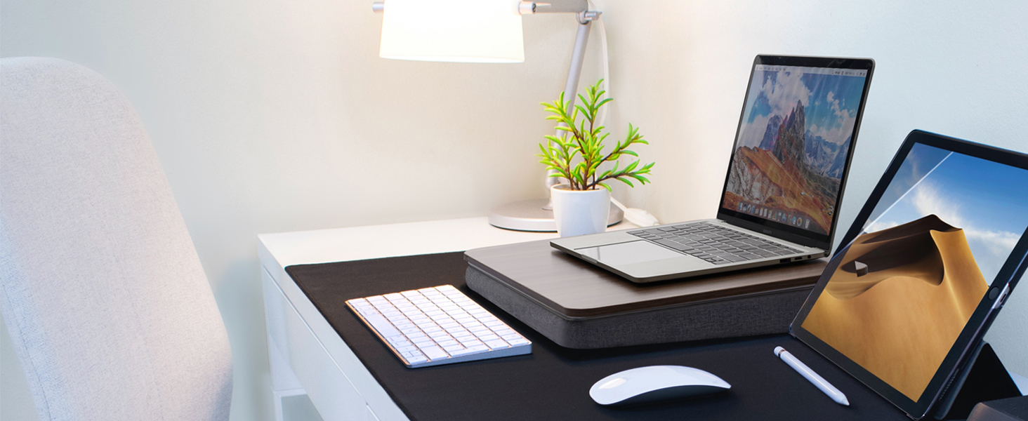 Portable Lap Laptop Desk with Pillow Cushion