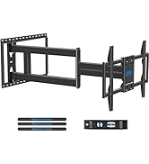 Mounting Dream Long Arm TV Wall Mount for Most 42-90 Inch TV, 40 Inch Extension TV Mount Swivel a...