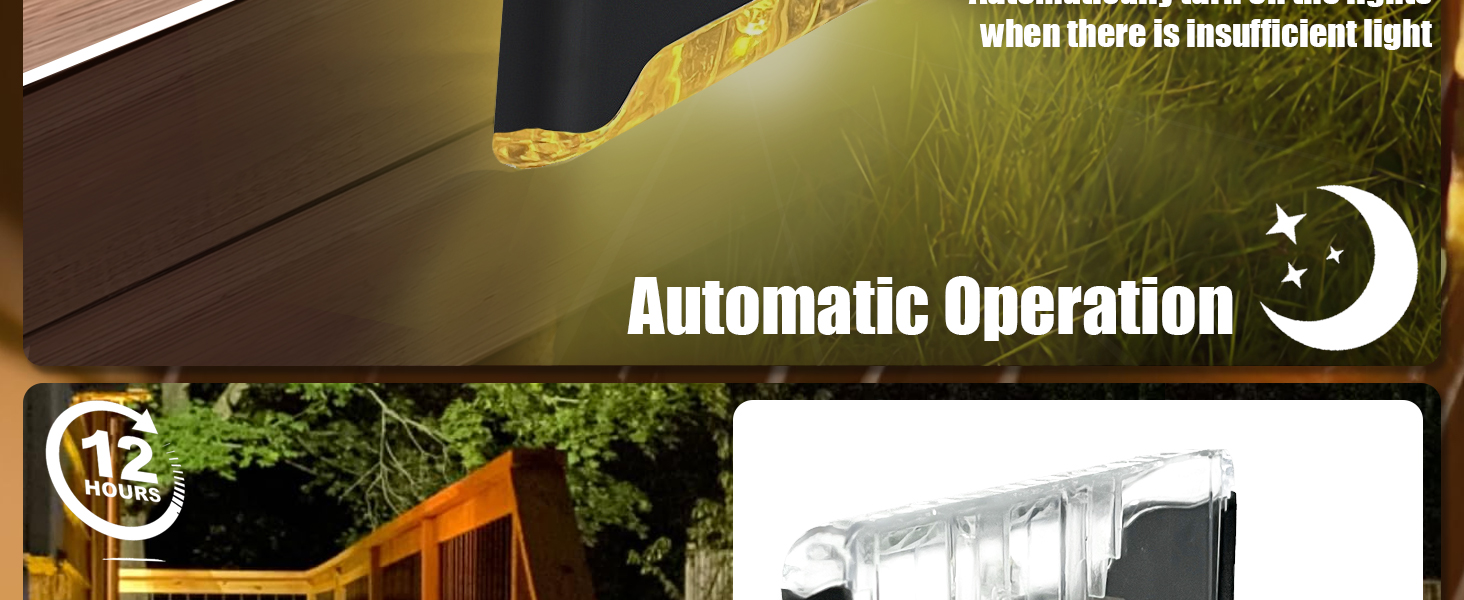 solar light backyard lights outdoor fence lights solar deck lights