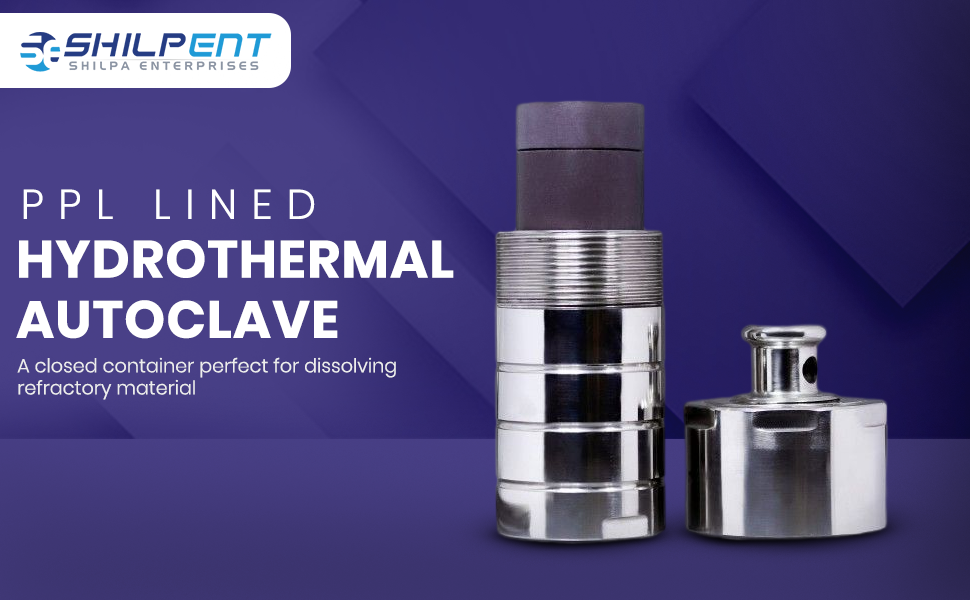Shilpent PPL Lined Hydrothermal Autoclave (200 ML) (Maximum Operating