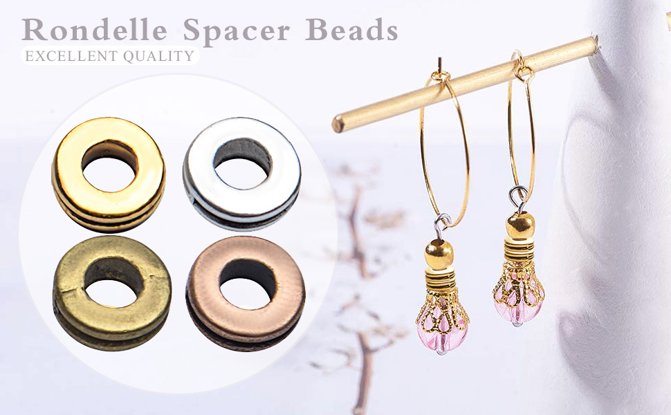 Rondelle Spacer Beads