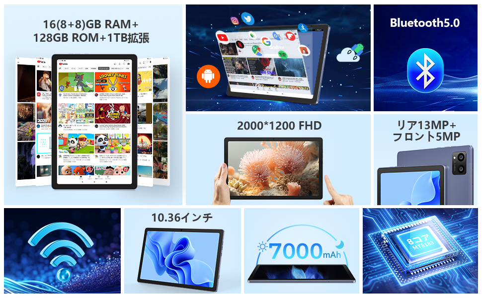 専用ケース付属！✨最新版10インチタブレット✨オーゼン AS100A 付属品完備 Amazon.co.jp: オーゼンP11 Android 13 タブレット 10.36インチ