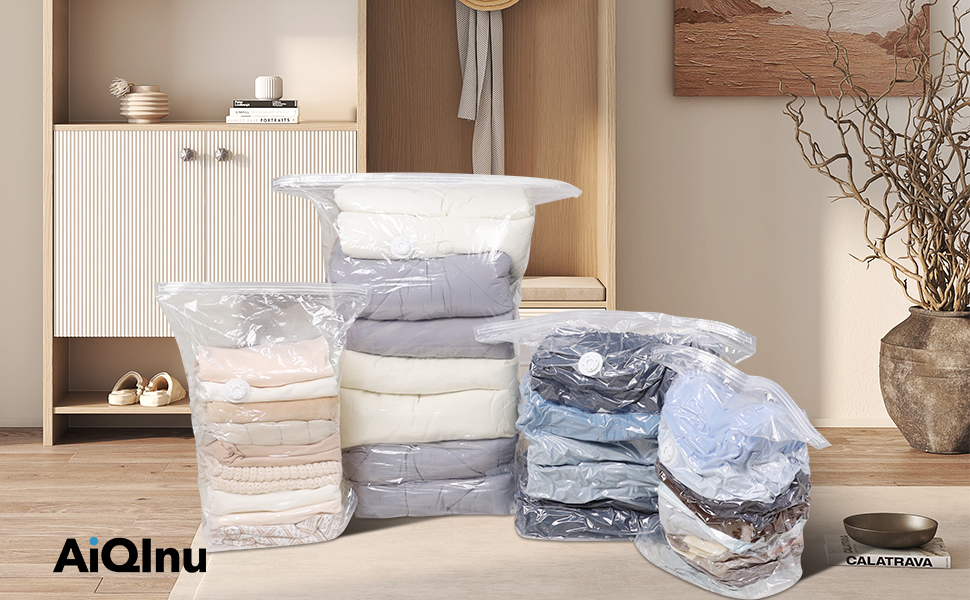 sac de rangement sous vide