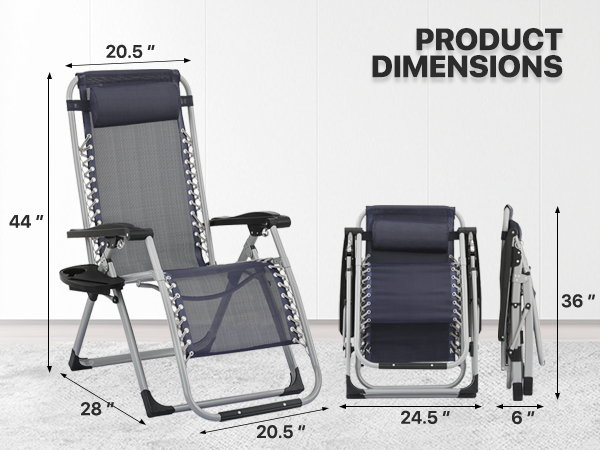 Amazon.com: MoNiBloom Stable Folding Chair Outdoor Lounge