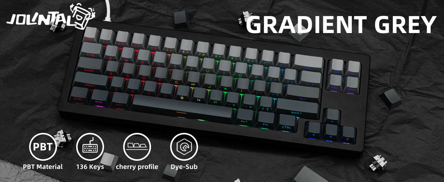 gradient keycaps