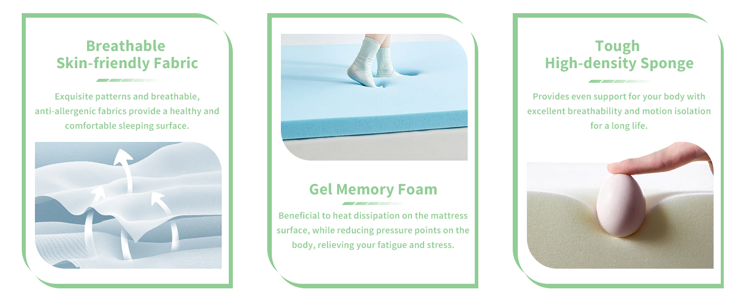 double memory foam mattress