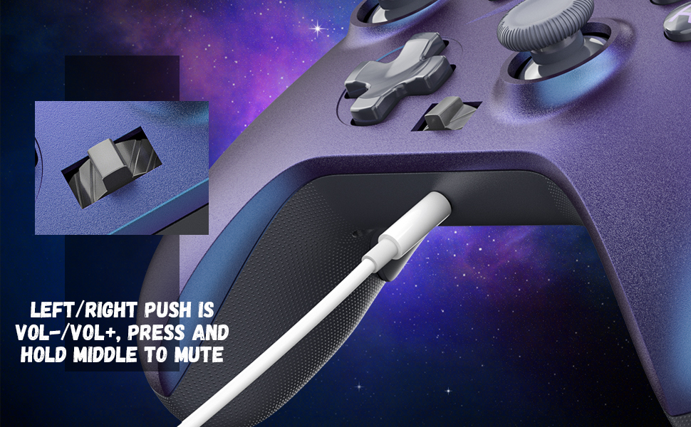 TURPOW Wireless Xbox One Controller, Dual Shock Gamepad with Bluetooth