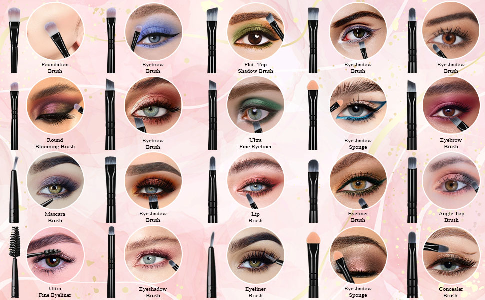  Make-up Borstel Set