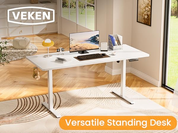 Electric Standing Desk, Height Adjustable Sit to Stand Up