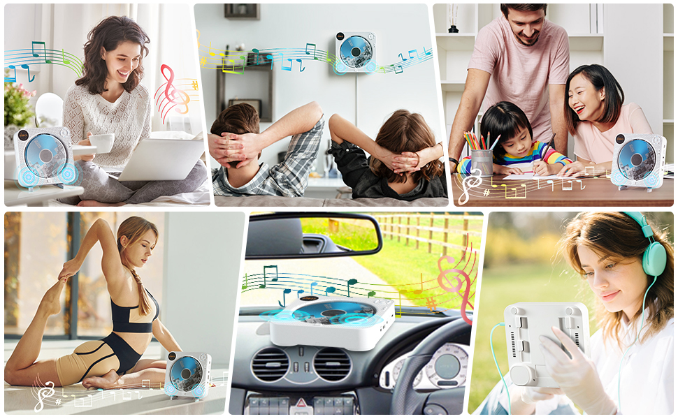 Portable CD Player with Speakers