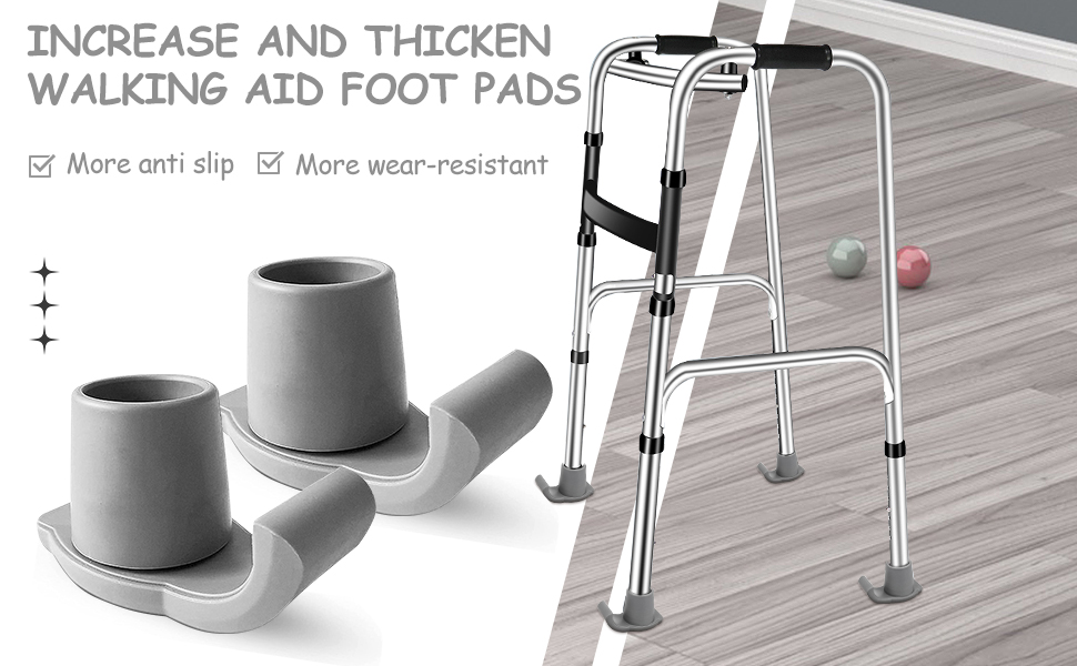 ziyue Walker Skis Glides for Drive Walkers for Seniors