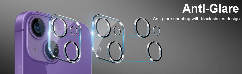 [3 Pack Compatible for iPhone 14 Plus & ... 15 iphone 1 4 max screen protector tempered glass