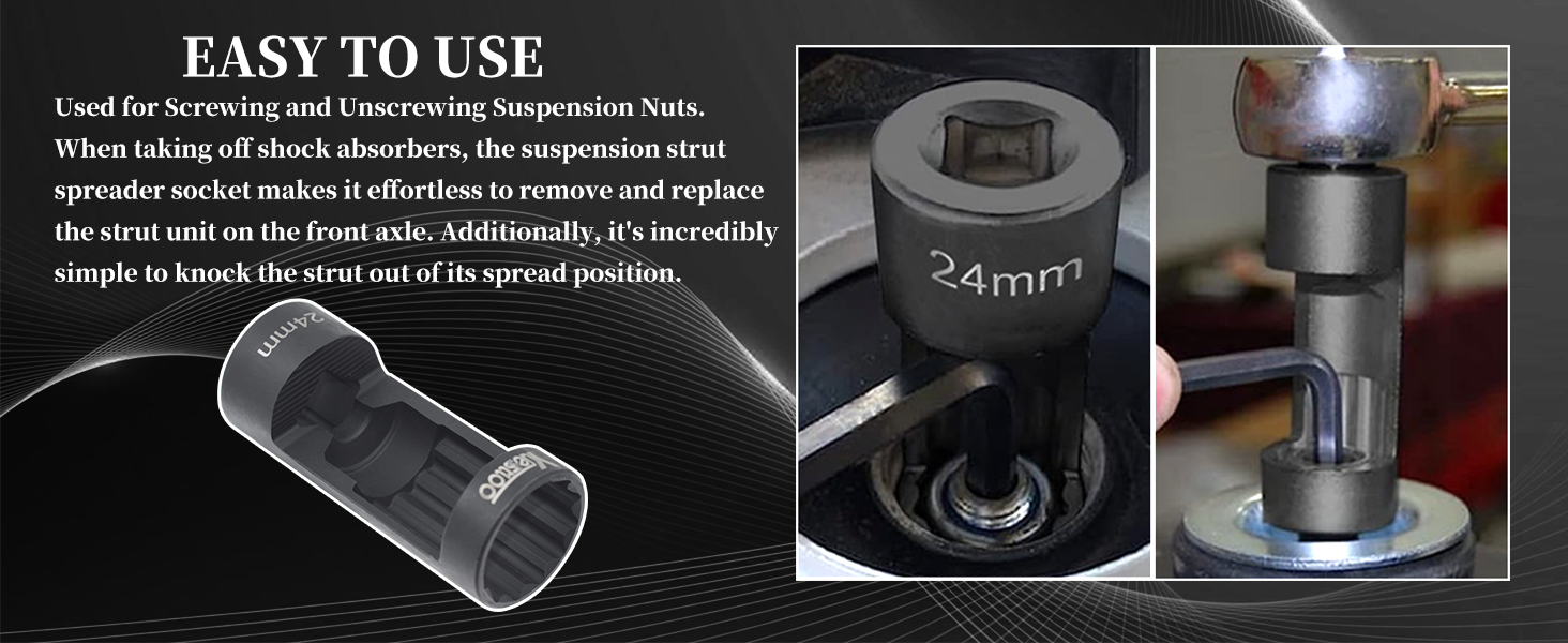 Suspension Strut Split Hub Steering Knuckle Spreader Tool