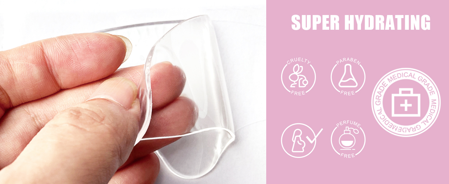 Akissos Forehead Wrinkle Patches Silicone Reusable Forehead Wrinkles Treatment