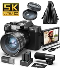 Amazon | NBD 5K 4800万画素 デジタルカメラ【Wi-Fiとアプリ制御