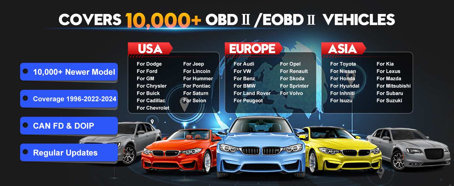 xtool d7w obd2 scanner diagnostic tool