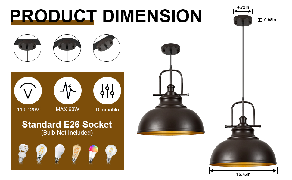 Farmhouse Pendant Light