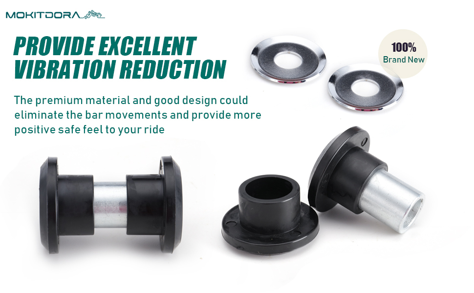 MoKitDora Handlebar Riser Bushings Damper Kit for 1983up