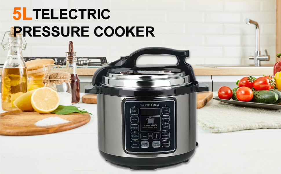 Amazon.com: Electric Pressure Cooker,5L Electric Pressure