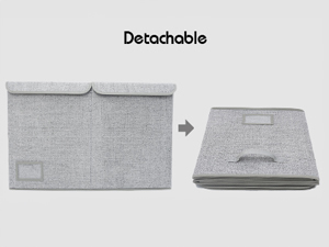 GRANNY SAYS Toy Box Storage, Grey, Pack of 1