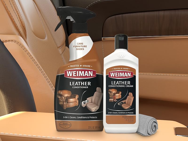 Weiman 3 in 1 Deep Leather Cleaner & Conditioner Cream