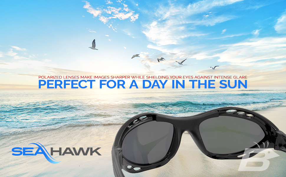 Birdz 2 Pair Seahawk Polarized Sunglasses Floating Jet Ski Goggles