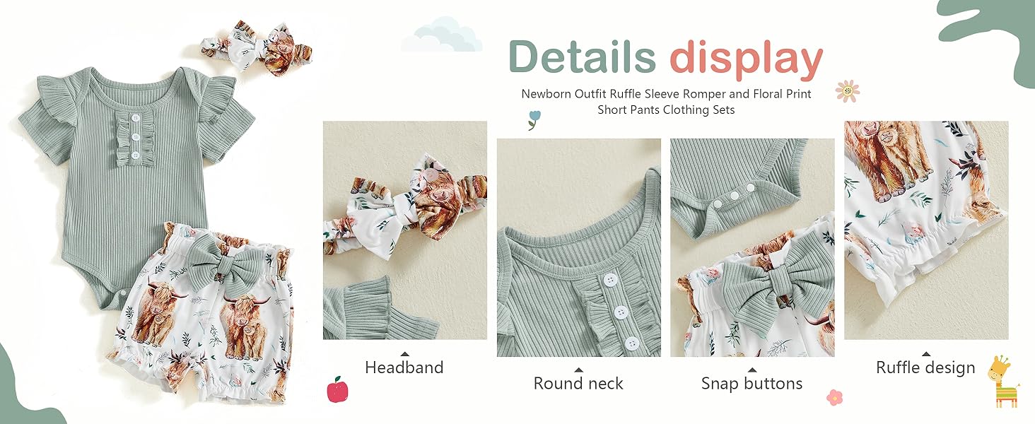 baby girl summer romper