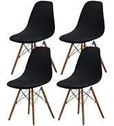 GOSTADY Dining Chair Covers Set of 4, Mid Century Modern Dining Room Chair Covers Jacquard Shell ...