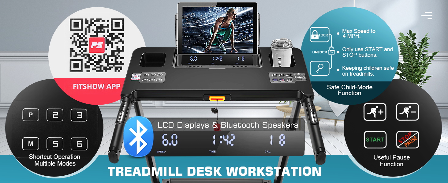 Treadmill with Incline