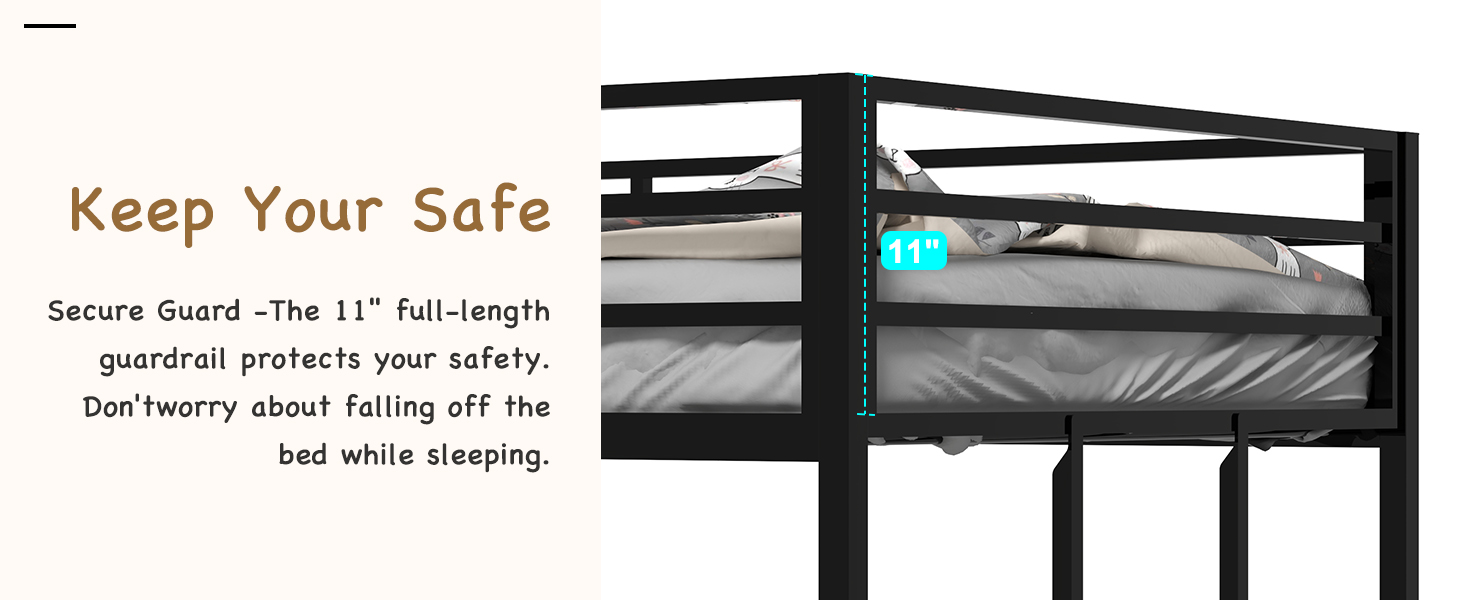 howcool twin over full bunk bed