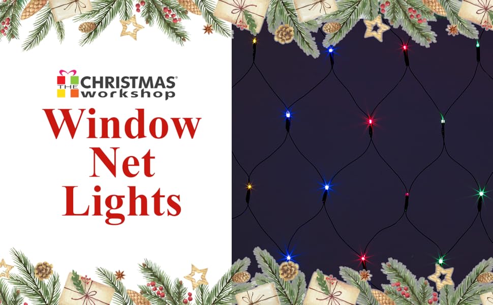 The Christmas 77820 180 LED MultiColoured Christmas Net