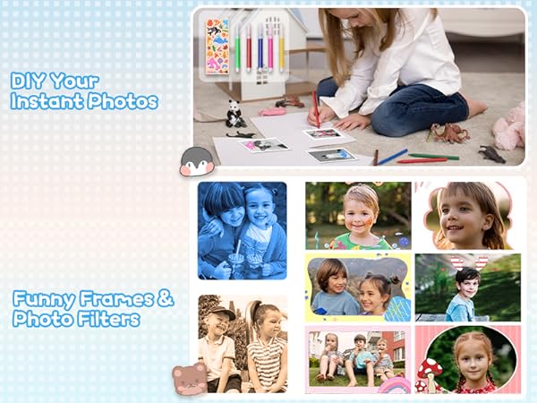 toddler camera instant print