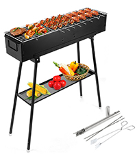 バーベキュー・調理用品 BBQ GRILL S GRILL RECTANGLE Amazon.com: IRONWALLS Portable Charcoal Grills Outdoor