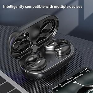 ear clip bone conduction headphones