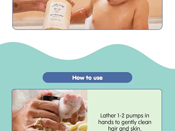 Tubby Todd Hair and body wash how to use