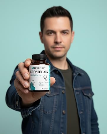 Bromelain 3000 GDU per gram. The highest potency pineapple enzyme for better protein digestion