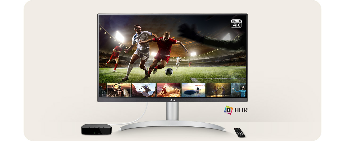 LG 27 (68.4cm) UHD 4K IPS Monitor with VESA DisplayHDR 400