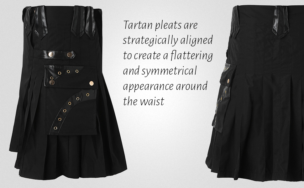 Kilts for Men Scottish Tartan Kilt Sport Utility Kilts