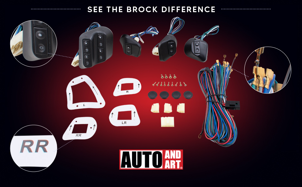 Brock Replacement Ignition Switch Actuator Rack & Spring