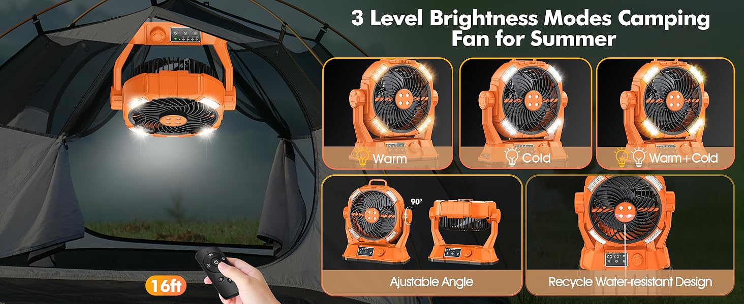 portable misting fan